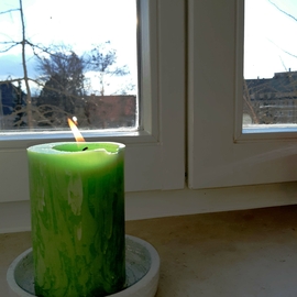 Kerze im Fenster2